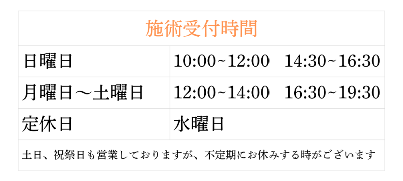 受付時間